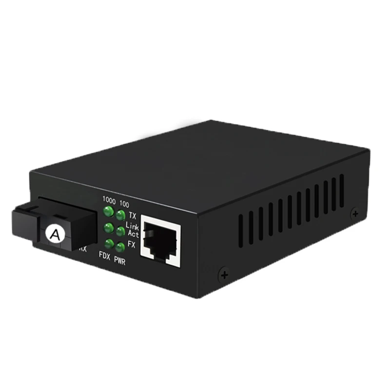 1Pair media converter complete tools multimode SC Port 2KM External Power Supply 1000M ftth tools sx core gigait transceiver