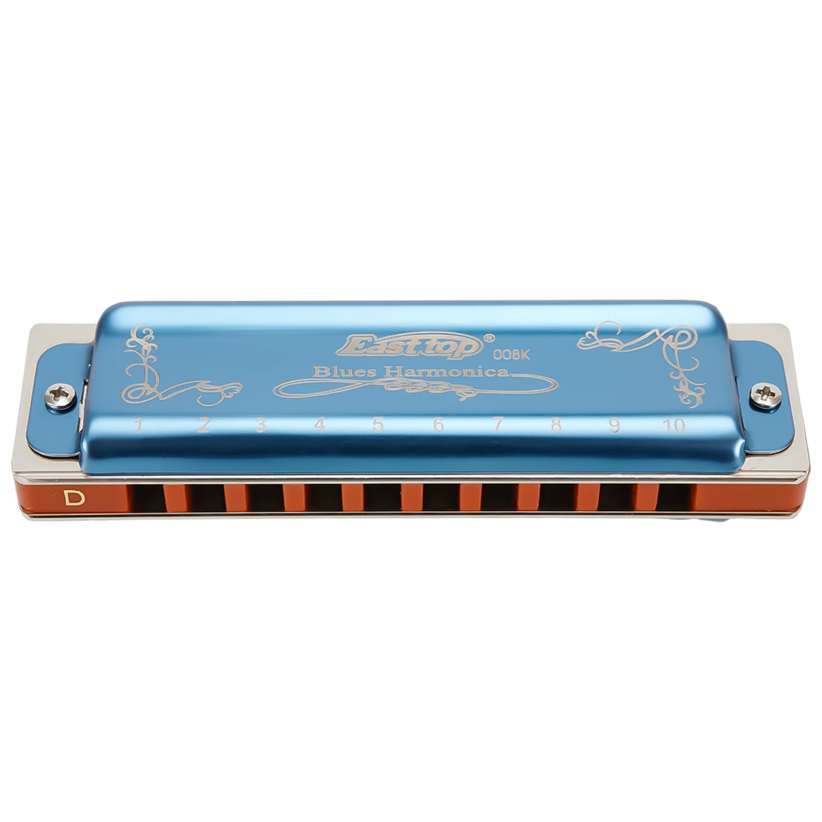 

Профессиональная диатоническая гармоника с 10 отверстиями, струна Easttop T008K