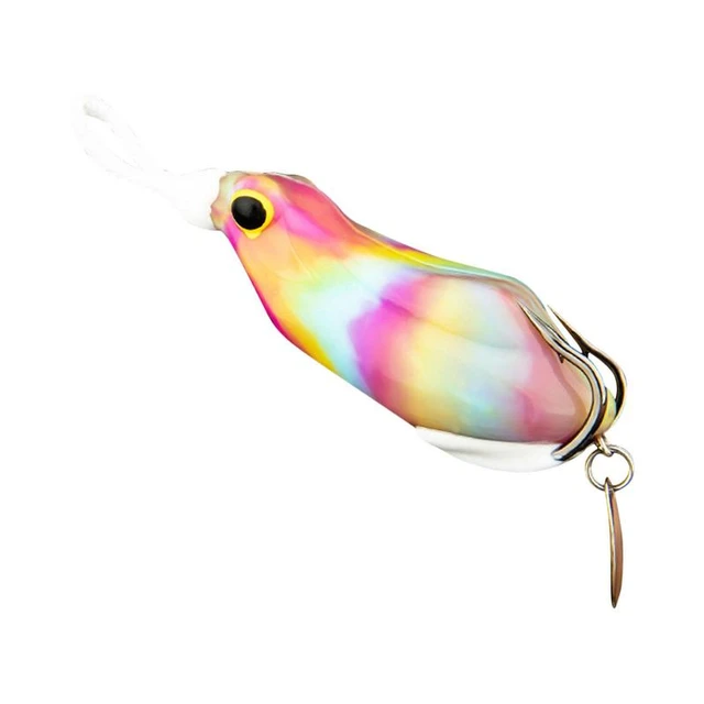 Soft Frog Bait Fishing Lures Top Water Frogs Realistic Fake Soft Frogs  Fishing Lure Double Hook Bass Fishing Lures With Sequins - AliExpress