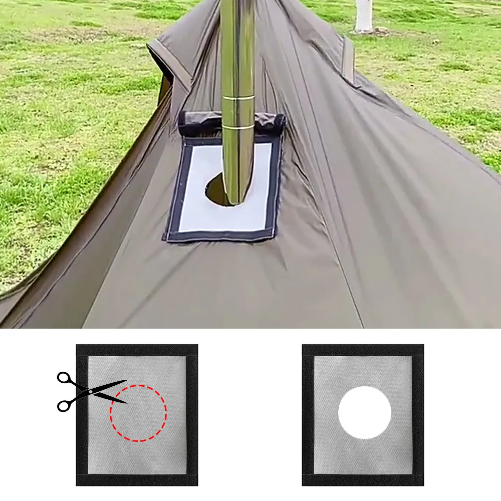 Silicone Tent Stove Jack | Tent Protective Cover | Hot Tent Stove Jack -  Tent Cover - Aliexpress