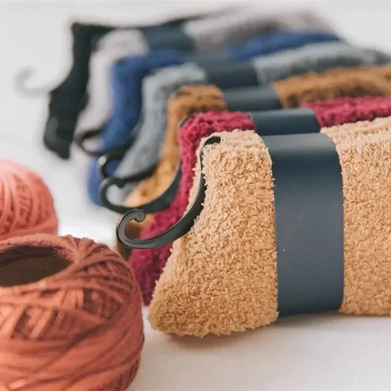 Winter Men's And Women's Half Fleece Socks Thermal Coral Fleece Pure Color Warm Thicken Soft Mid-tube Floor Home Sleep Socks