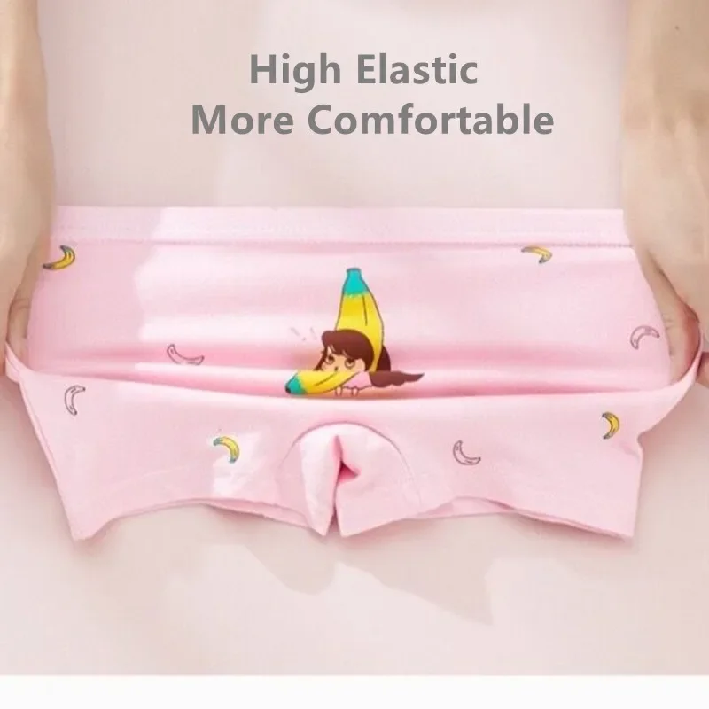 Girls kids underwear sets 4Pcs/Lot Random Color Girls Cartoon Underwear Children Cotton Panties Soft Boyshorts Size 2T-12T
