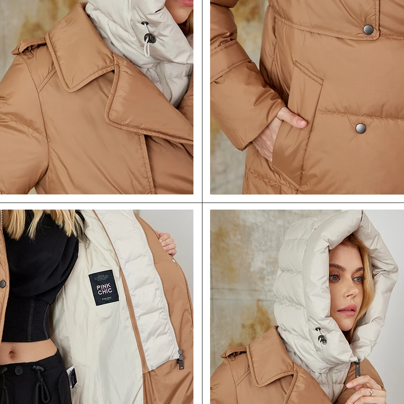 パーカー-女性のためのフード付きコットンジャケット 厚くて暖かい服 偽の2 冬 新しい 2023 hs-ek-027.jpg
