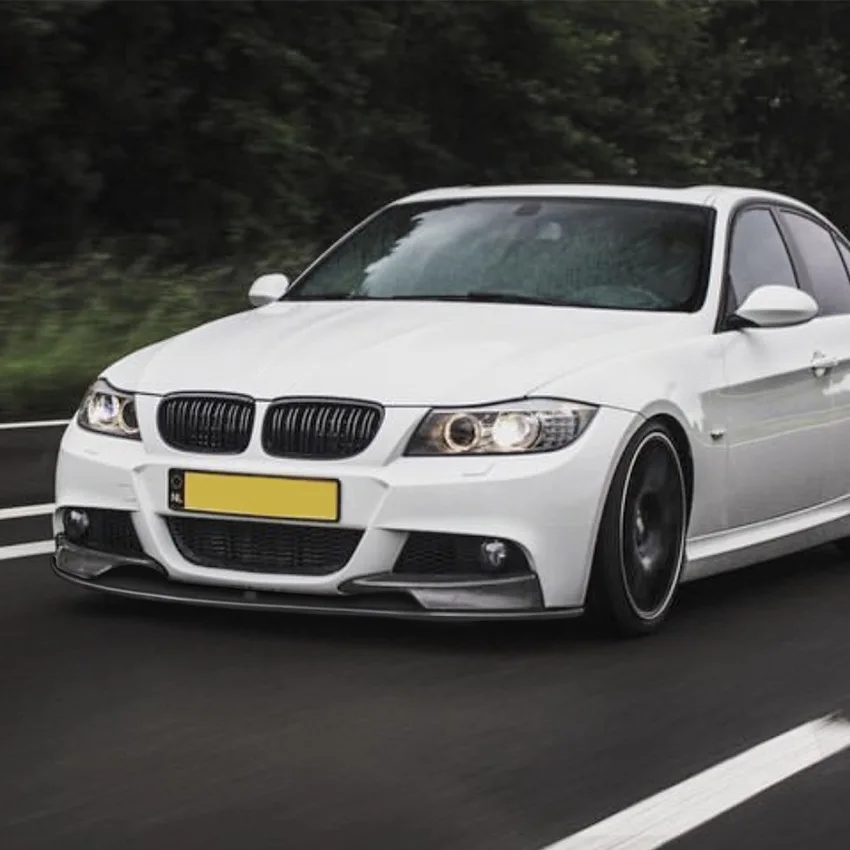 BMW 3 시리즈 E90 E91 LCI M 스포츠 2009 2010 2011 2012 튜닝 카나드 립 디퓨저용 프론트 범퍼 립 스포일러 스플리터