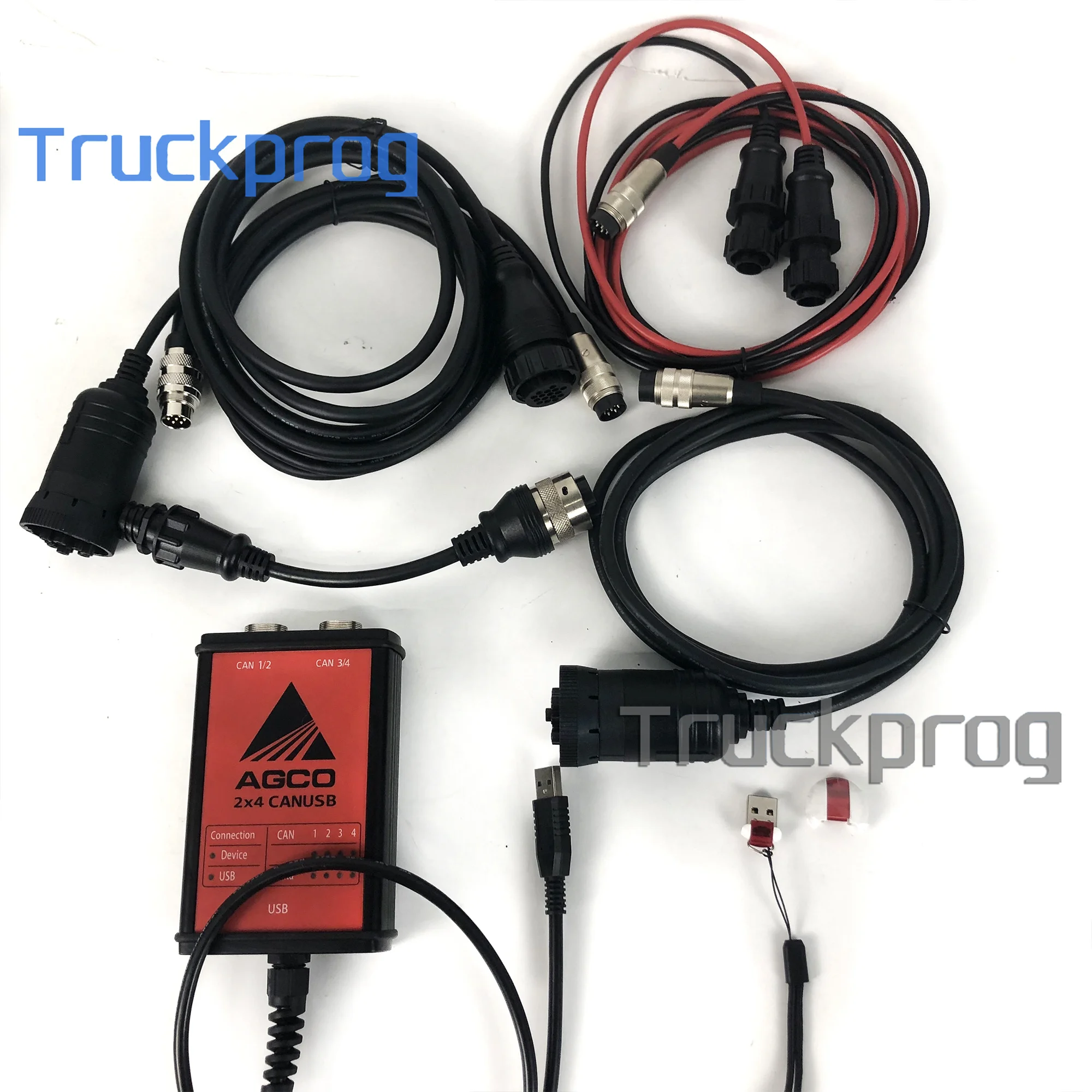 F110 tablet for AGCO CANUSB EDT 2x4 fendt Interface Electronic service Heavy truck Agricultural Diagnostic Tool with key dongle - Image 6