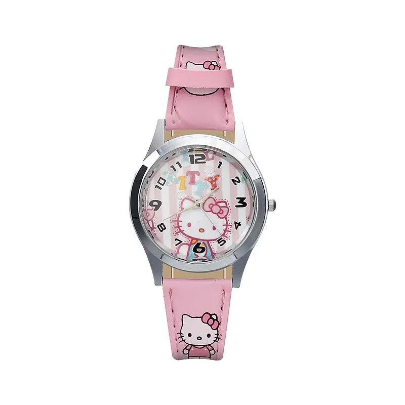 No Box Pointer Quartz Watch  Cartoon Hello Kitty  Children  Gift Watch Girls Kawaii  My Melody  Cute Watch Birthday Gift 2