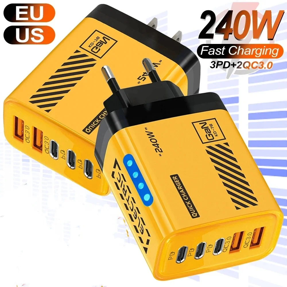 240W 5-in-1 Desktop Charger - US Plug