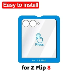 Tempered Glass Screen Protector - Easy Install, Anti - Scratch Protective Cover - 3Pack (Flip 8 installation)