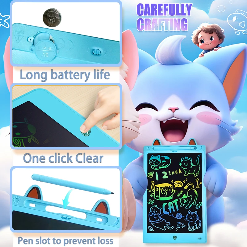 جديد 8.5 "/12" لوحة الرسم LCD تابلت للكتابة للأطفا...