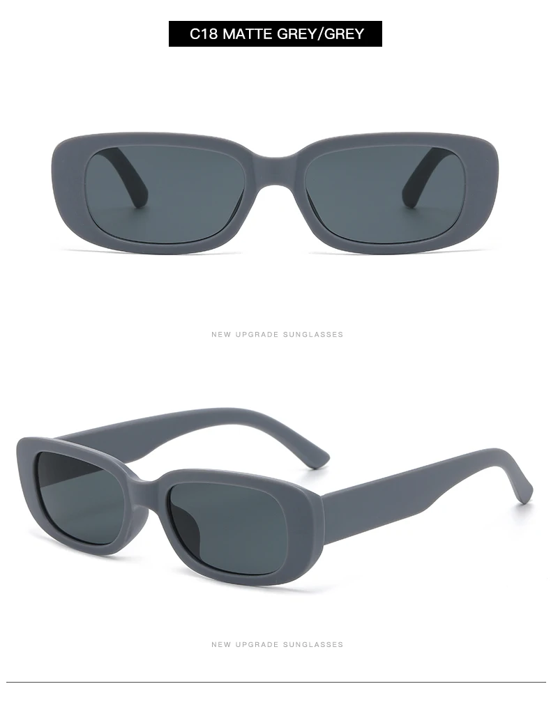 2 stücke/3 stücke Kleine Rechteck Rahmen Sonnenbrille Für Frauen Männer Candy Farbe Y2K Mode Sonnenbrille Vintage Outdoor brillen UV400 – Detail 25