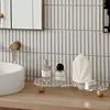 Jewelry Storage Rack Perfume Cosmetics Storage Rack Tabletop  Wooden Base Acrylic Tray Storage Tray Household Storage Tray ZF495 1