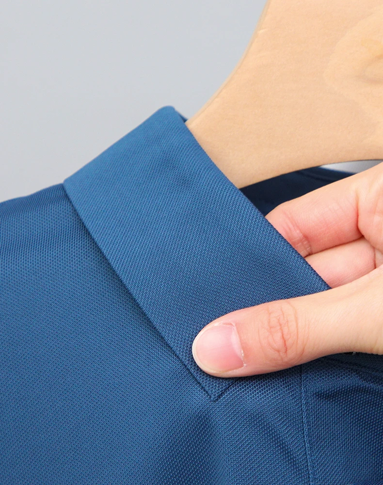 Luxury high-end ice silk breathable short-sleeved POLO shirt Men's 2023 summer fashion contrast stripe lapel T-shirt casual men 21 Se1f24fee0a484cde9a817cd80599a276l