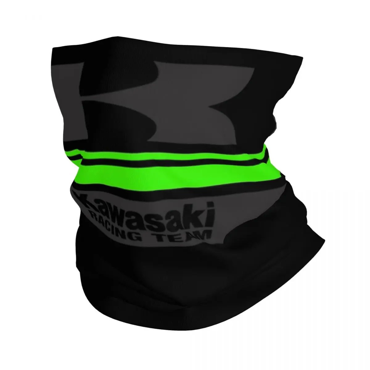 

Motorcycle Kawasakis Logo Bandana Neck Gaiter Printed Ninja Moto Face Scarf Warm Headband Cycling for Men Women Adult All Season