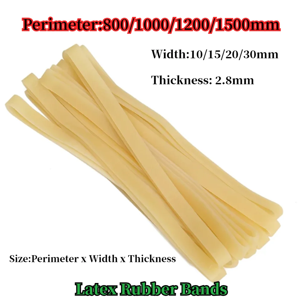 High Elastic Latex Rubber Bands/ Large Size Widened Lengthened Rubber Ring For Binding Wine Jar