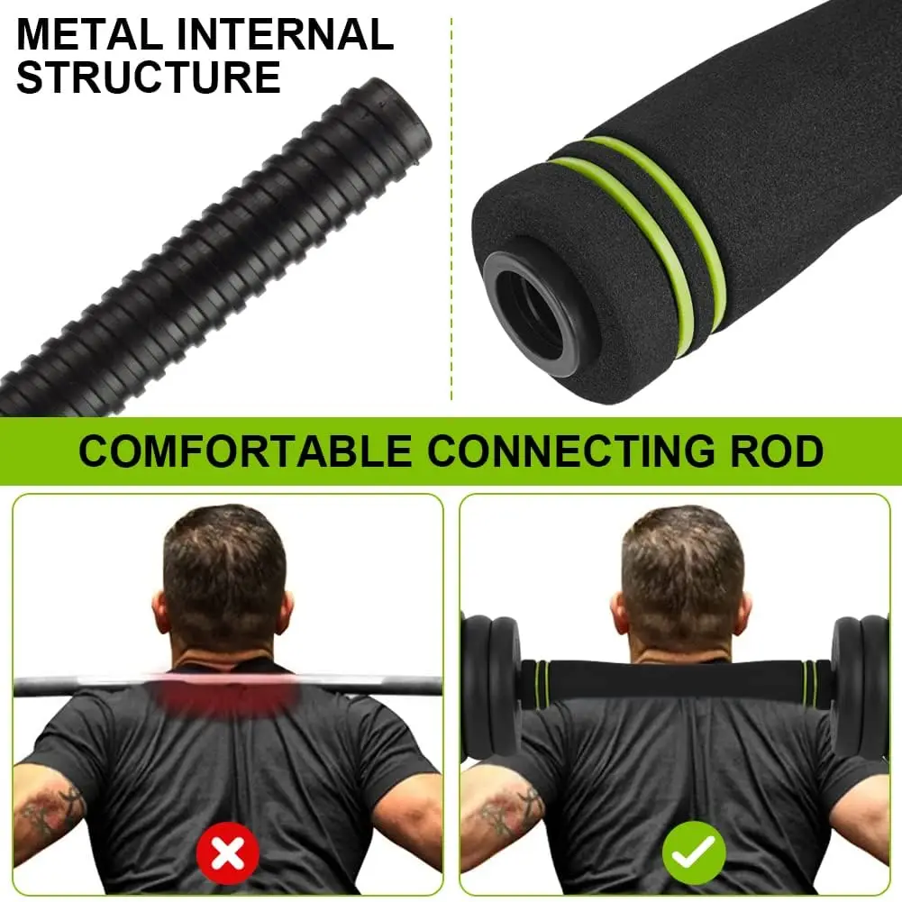 Verstellbares Hantel-Set, 30/44 Pfund freies Gewichtsset, verwendet als Hantel-, Langhantel-, Kettlebell- und Push-up für Heim-Fitness-Übungen – Detail 3