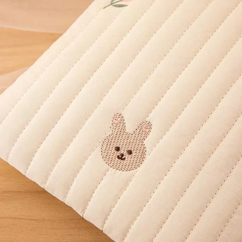 Diaper Bag Diaper Pouch Cotton Baby Diaper Bag Nappy Pouch Travel Stroller Storage Bags Cute Bear Embroidery Mommy Bag
