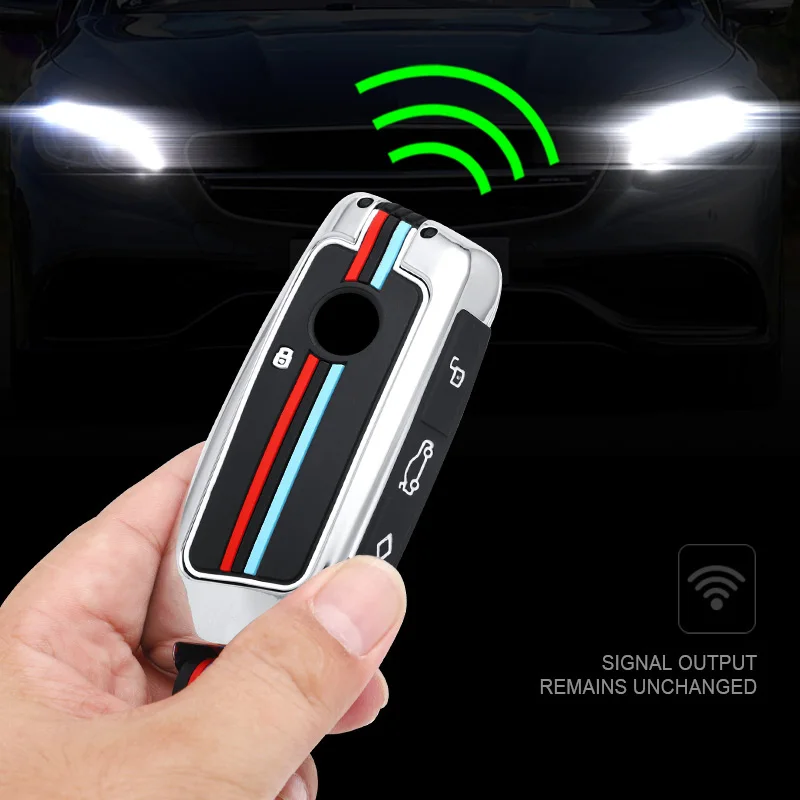 자동차 키 케이스 커버 쉘 포브, BMW i7 X7 G07 LCI iX I20 X1 U11 7 시리즈 G70 G09 XM U06 G81 M3 2023 보호대 키리스