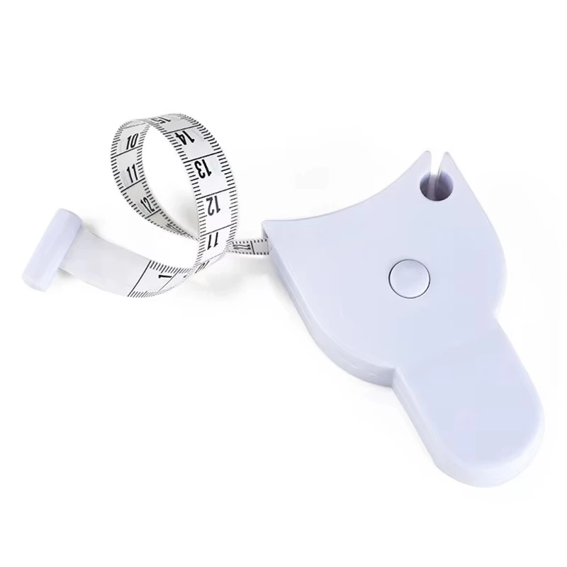 Self-tightening Body Measuring Tape Ruler 150cm/60 Inch for Sewing Tailor Dressmaking Waist Chest Legs