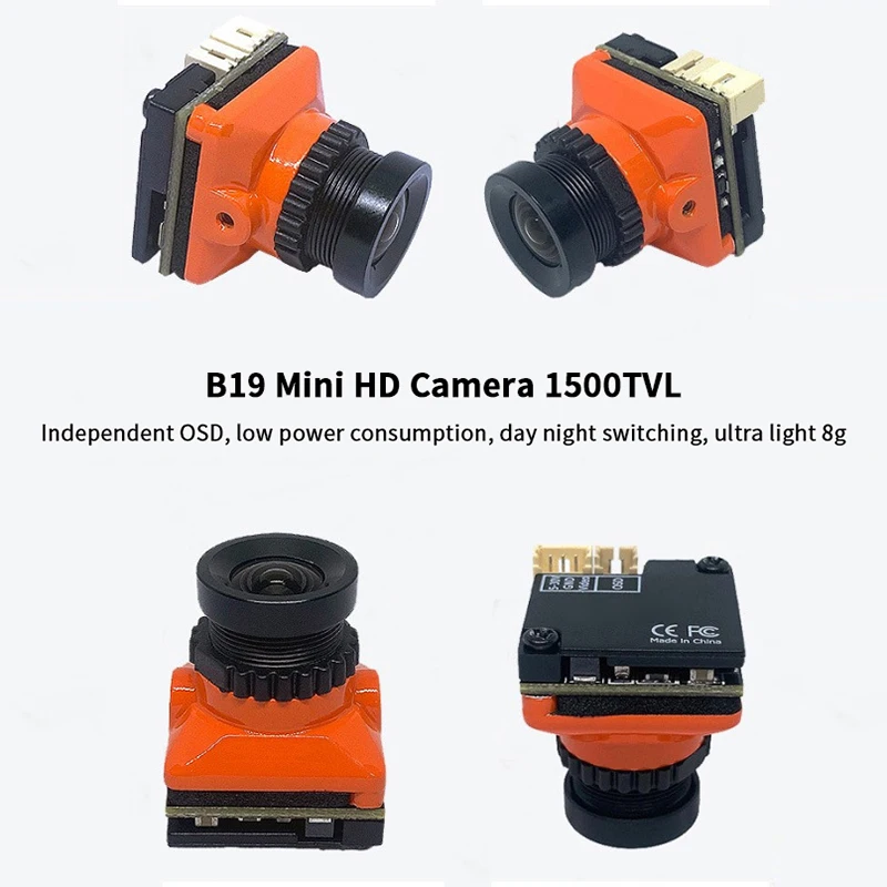 Support de caméra pour drone avec une caméra GoPro attachée, prêt pour le vol. Léger et durable, parfait pour la stabilisation.