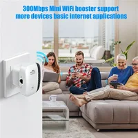 Répéteur Wi-Fi 11N, 300 Mb/s, pour la maison et le bureau, répéteur sans fil pour la stérilisation à distance du réseau 4