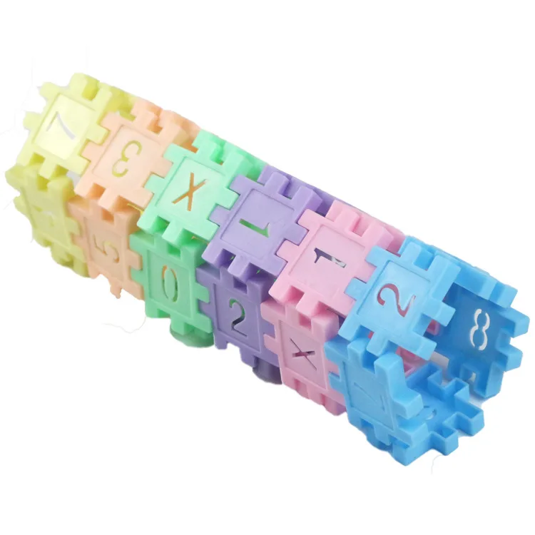 200/330pcs Plastic Square DIY Building Blocks Children Early Education Toys Colorful Macaron Free Splicing Puzzle Blocks DDJ