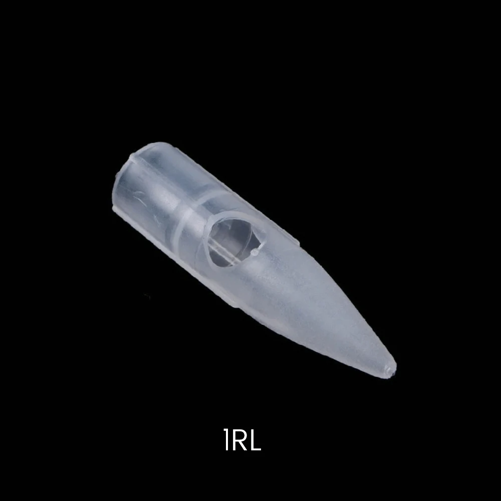 50pcs Plastic NeedleTips Transparent 1R 5R 3F 5F 7F Needle Caps For Permanent Makeup Dragon/Mosaic/Merlin Tattoo Machine