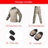 Men Outdoor Tactic Jacket+G3 Pants+shirt with Pad  Hunting Clothes Outfit Combat Uniform Suits Airsoft Windproof 5