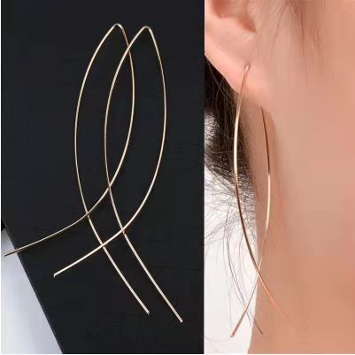 Advanced Gentle Diamond Fringe Star Moon Crystal Earrings For Women Korean Fashion Earring Daily Birthday Party Jewelry Gift