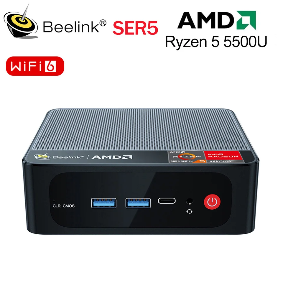 beelink SER5 ミニPC Ryzen5 5500U  16G 500G