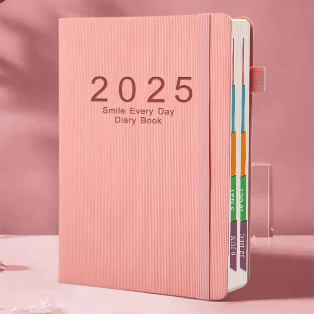 Daily Planner One Page Per Day A5 Day Planner Daily Calendar Monthly Tabs Hardcover Hourly Appointment Book