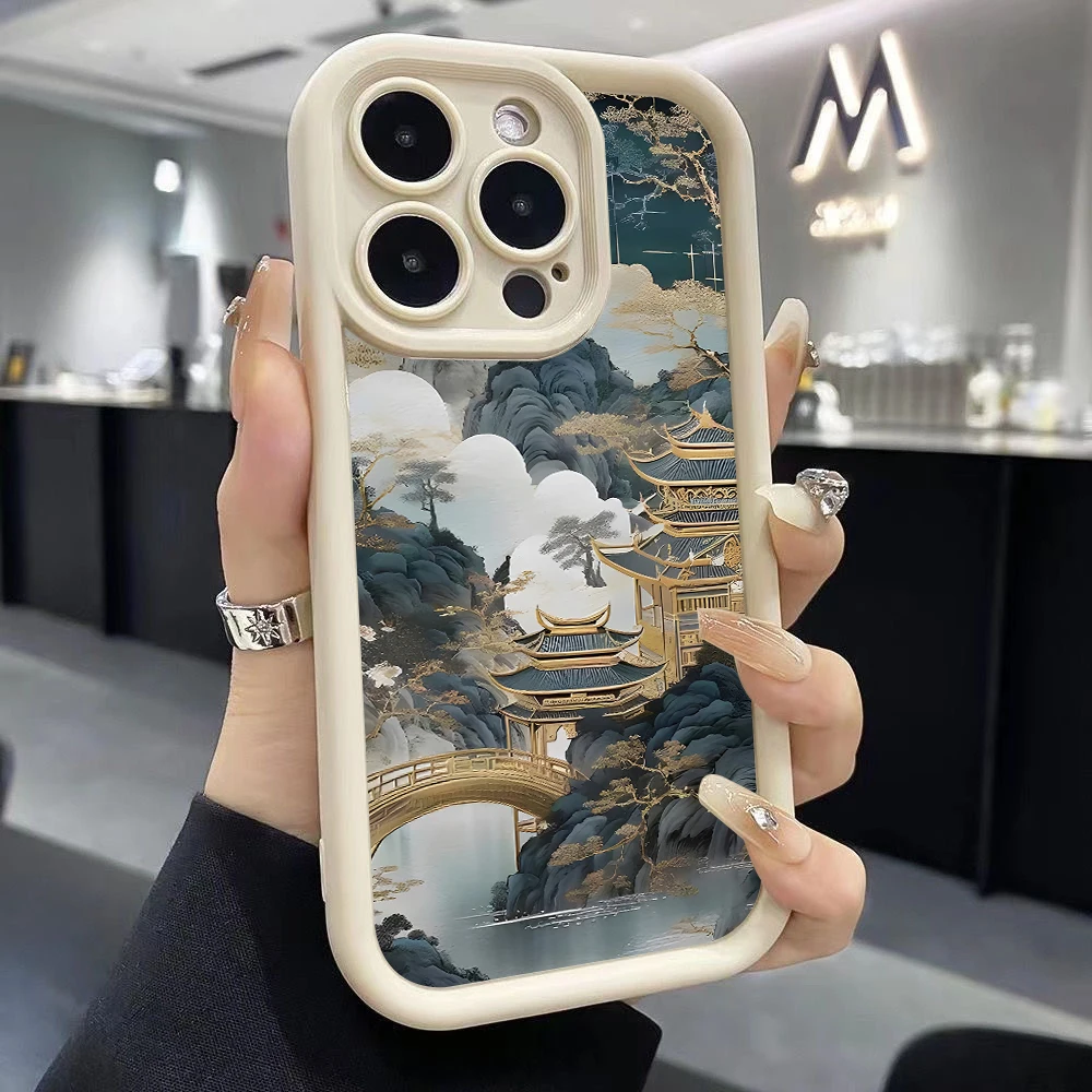 Scenic Towers Phone Case – Elegant Soft Cover