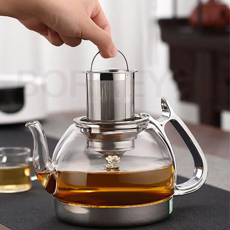 Tabletops vitro ceramic gas electric induction teapot kettle