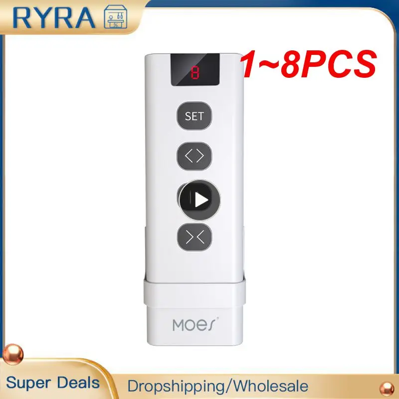 

1~8PCS Tuya Smart Life WiFi RF433 Blind Switch with Remote for Electric Roller Shutter Sunscreen Home Alexa Smart