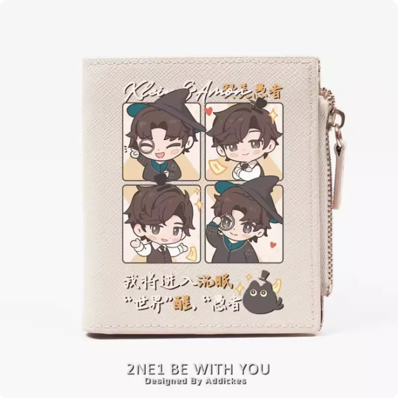 Anime Lord Of Mysteries Klein Moretti Fashion Wallet Pu Purse Card Coin Zipper Money Bag Cosplay Gift B692