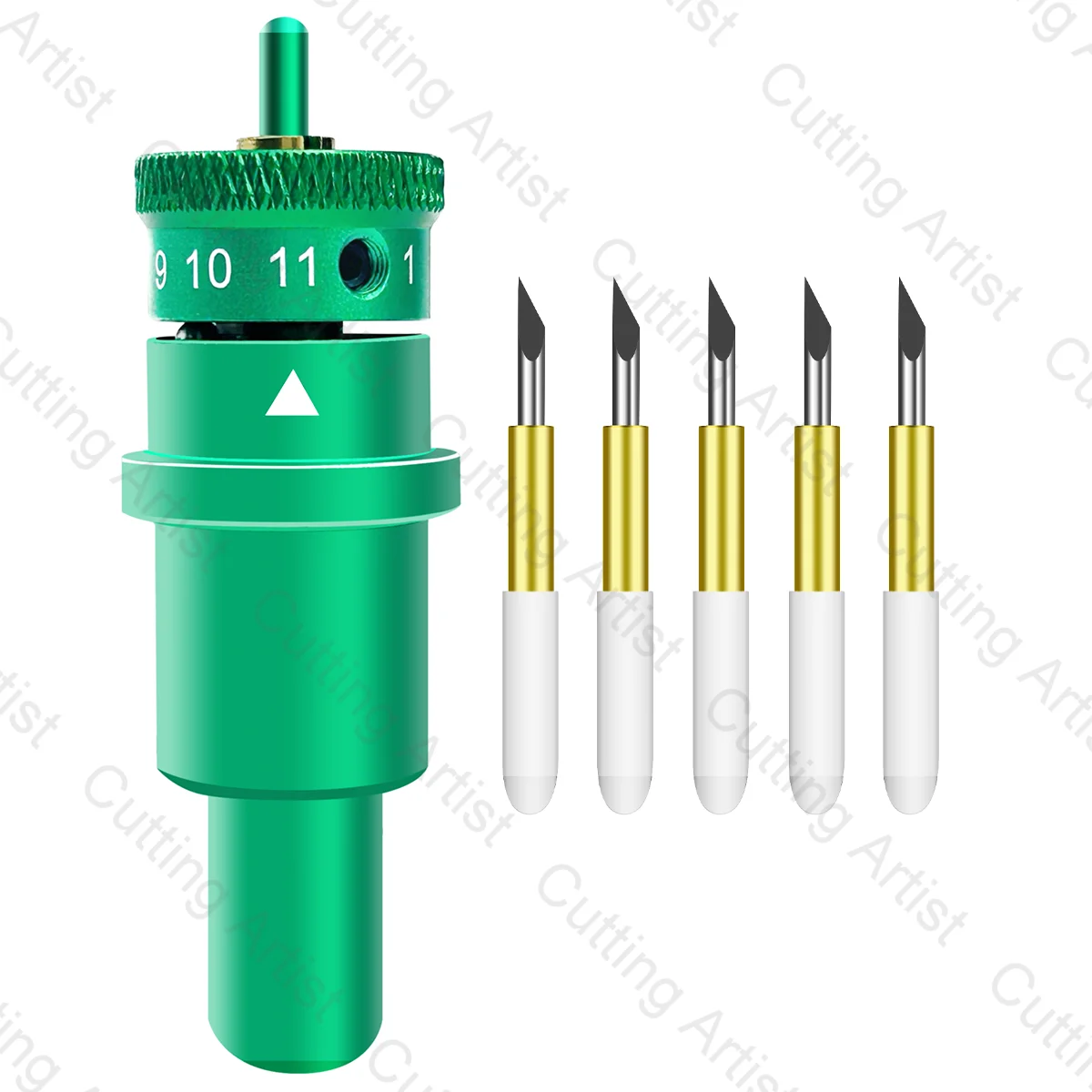 Deep Point 5Pcs Blade Per Silhouette Cameo 4 Plus Pro Portrait 3 Plotter + 1Pc Cameo 4 Holder