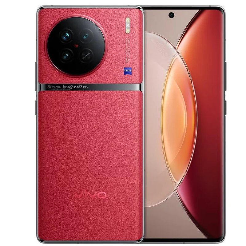 vivo X90s レッド ひび割れあり VIVO X90s 5G Unlocked 256GB 6.78in AMOLED MediaTek Dimensity 9200+