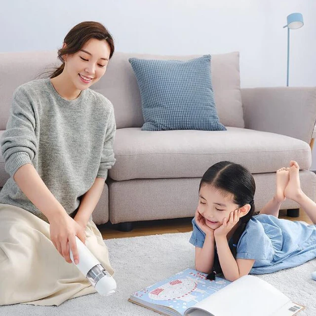 Limpeza eficiente com o aspirador de pó portátil Xiaomi Mijia