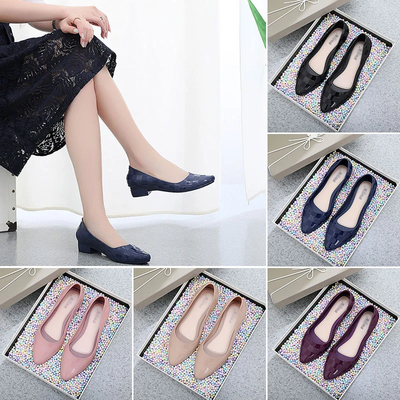 Zapatos de profesionales mujer, calzado de tacón medio bajo, punta estrecha, suela suave, cómodo, de piel| | AliExpress