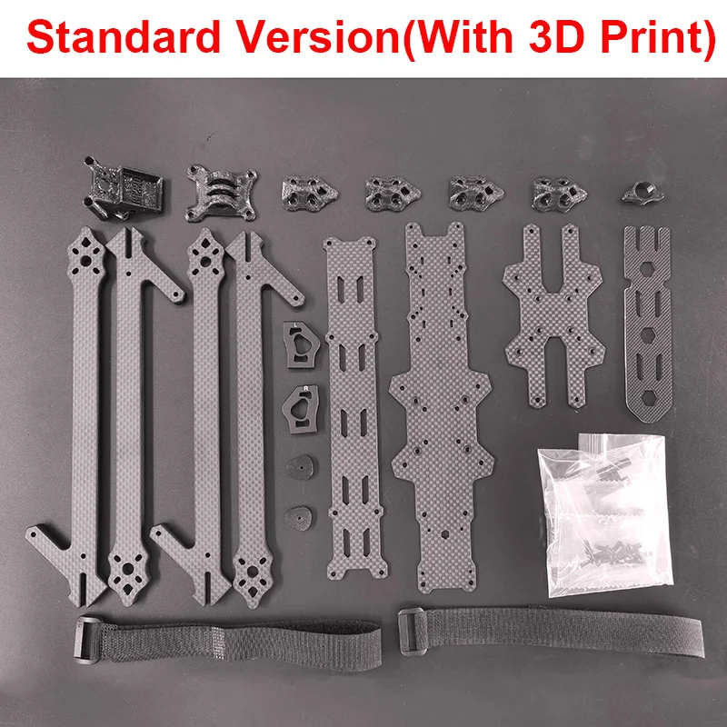 Kit Cadre Drone FPV XL10 V6 10 pouces Fibre Carbone DJI O3