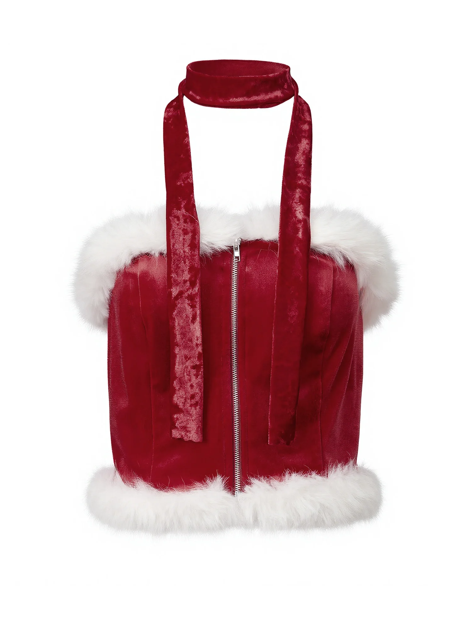 Ladies Black Lace-Up Leather Corset Halter Neck Sleeveless  Fit Crop Top Gothic Steampunk Bustier Costume for Halloween