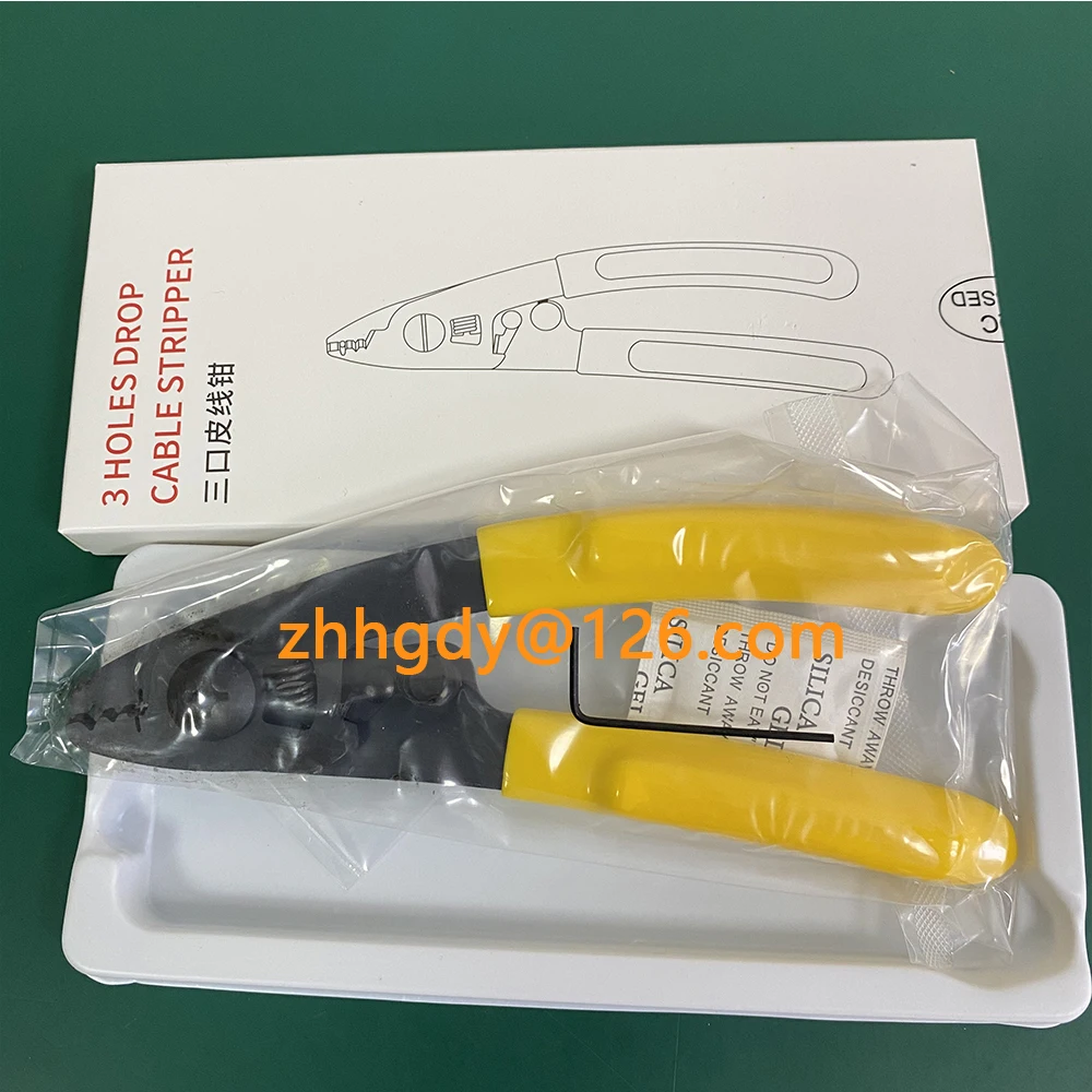 Three in one rubber wire pliers Three port wire stripper Optical fiber wire stripper
