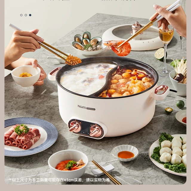 Electric Chafing Dish Household Pot Multi-Functional Integrated Electric  Caldron Food Warmer Electric Frying Pan Cooking - AliExpress