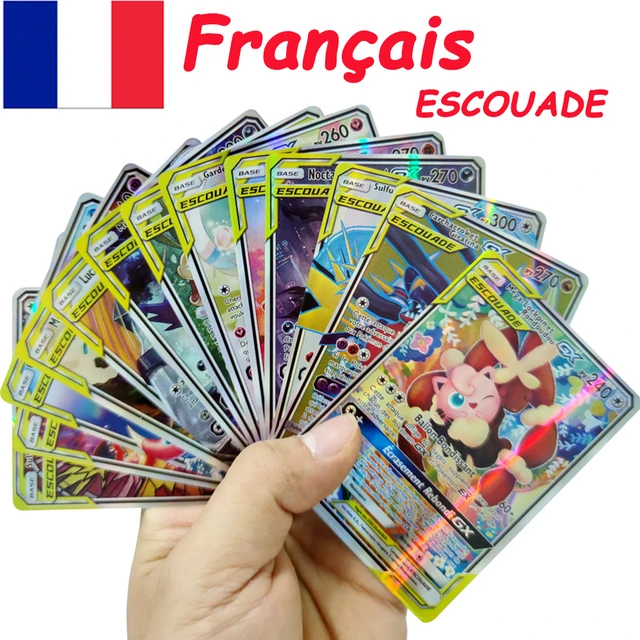 50-360Pcs French Pokemon Cards VStar TAG TEAM GX V MAX VMAX Shining Card  Game Battle Carte Trading Children Francaise Toy Color: 50 TAG TEAM French