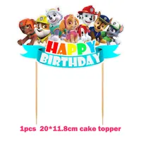 Cartoon Paw Patrol Children Cake Toppers Cupcake Toppers Cake Decorations Childrens Birthday Party Cake Decoration.jpg