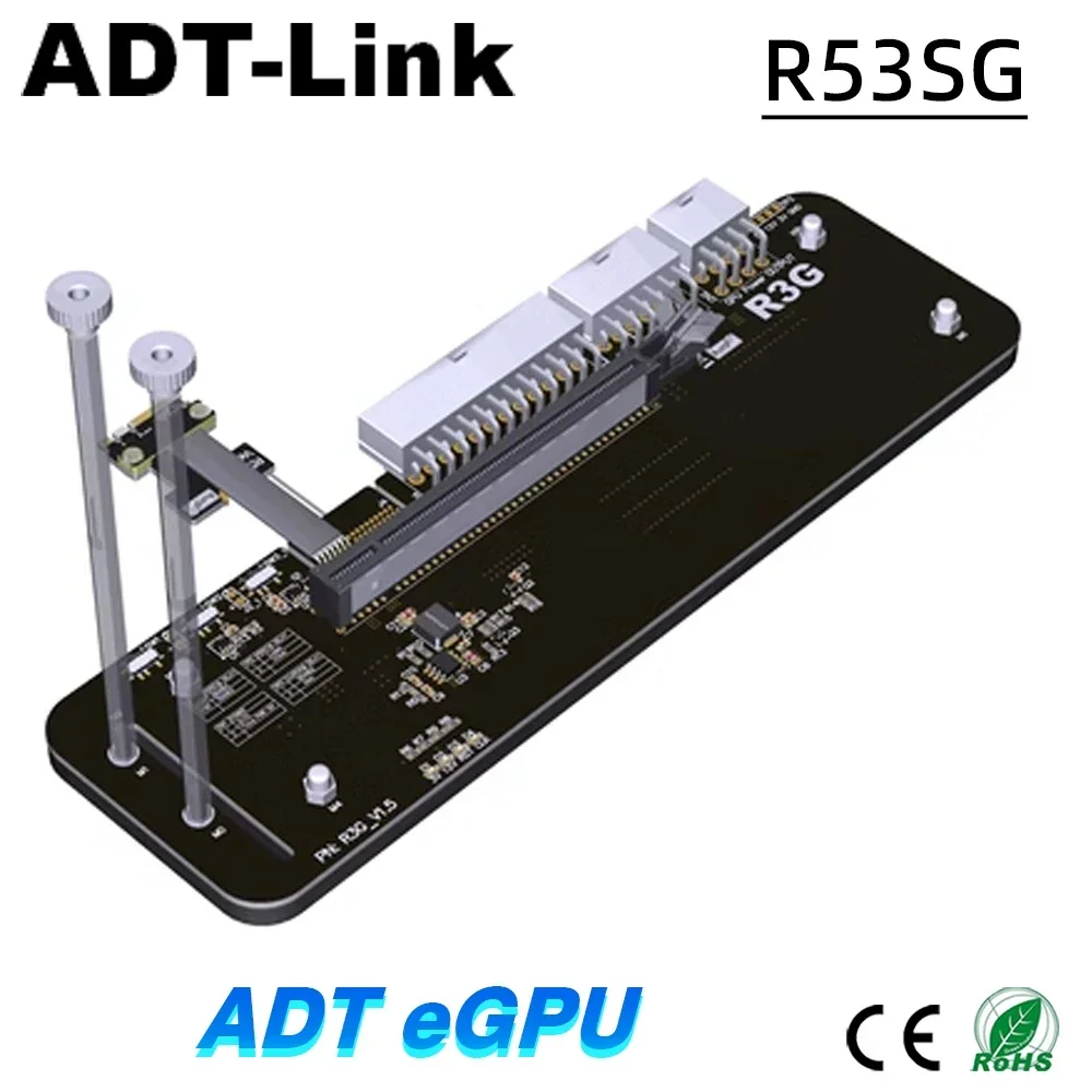 Adt Egpu Adapter R53Sg Ngff Wi-Fi A E Key Pcie A Pcie X16 Scheda Grafica Esterna Docking Builds Per Nvidia Amd