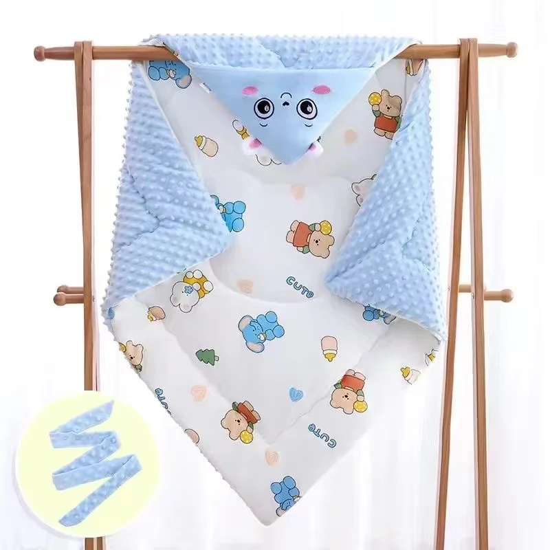 Plus Thickness Dual Purpose Birth Pure Cotton Out Bean Fleece Delivery Room Package Single Newborn Cotton Blanket Baby Blanket