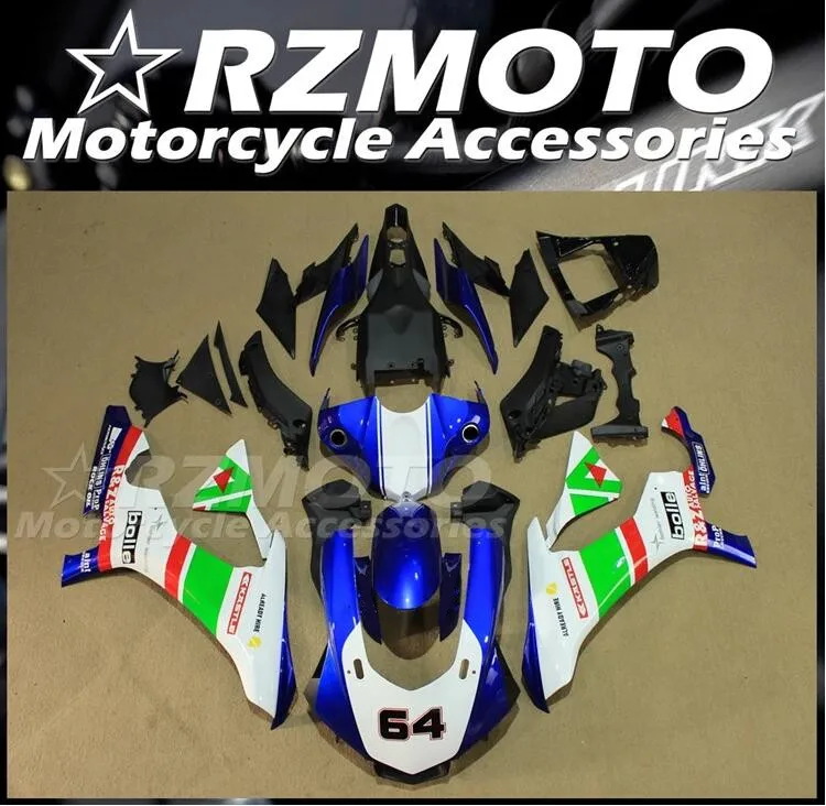 

Комплект обтекателей из АБС-пластика для мотоцикла и велосипеда YAMAHA YZF- R1 2015 2016 2017 2018 15 16 17 18, комплект обтекателей синего и зеленого цвета, 4 подарка