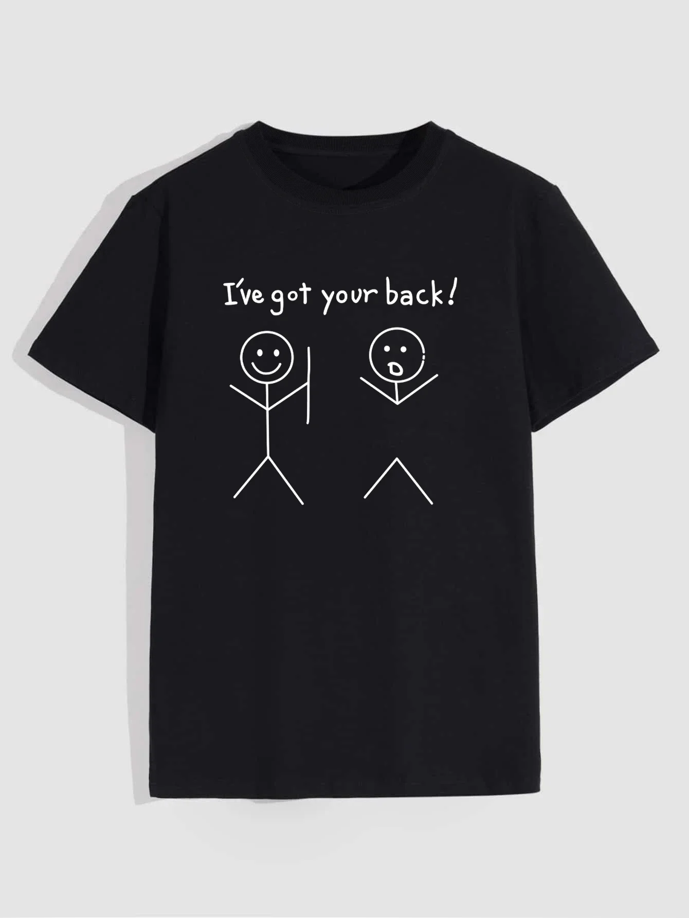 

Crew Neck Top, Casual Clothing, Summer Best Sellers Men's "I've Got Your Back" Short Sleeve T-shirt graphic t shirts