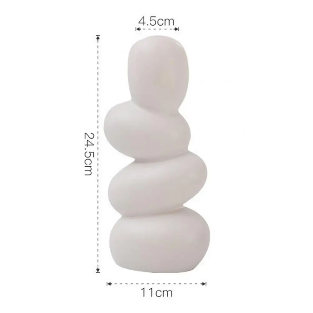 Electroplating Mirror Surface Design Flower Vase Living Room Desktop Egg Shape Ceramic Vase Plant Pot Decoration Home Decor 6
