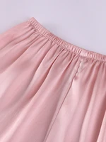 SuyaDream, Woman 100%Real Silk Shorts, 19mm, Elastic Waist, Comfortable Healthy Home Shorts, 2024 Spring Summer Pants, White - Image 6